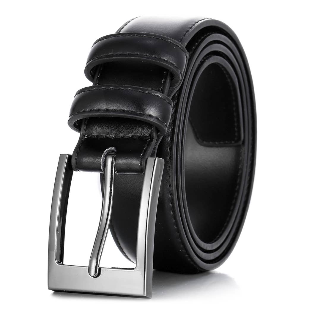 Dual Loop Leather Belt