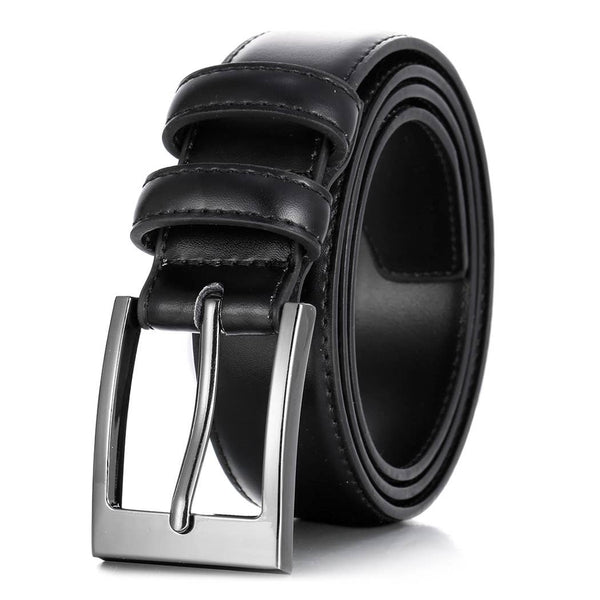 Dual Loop Leather Belt