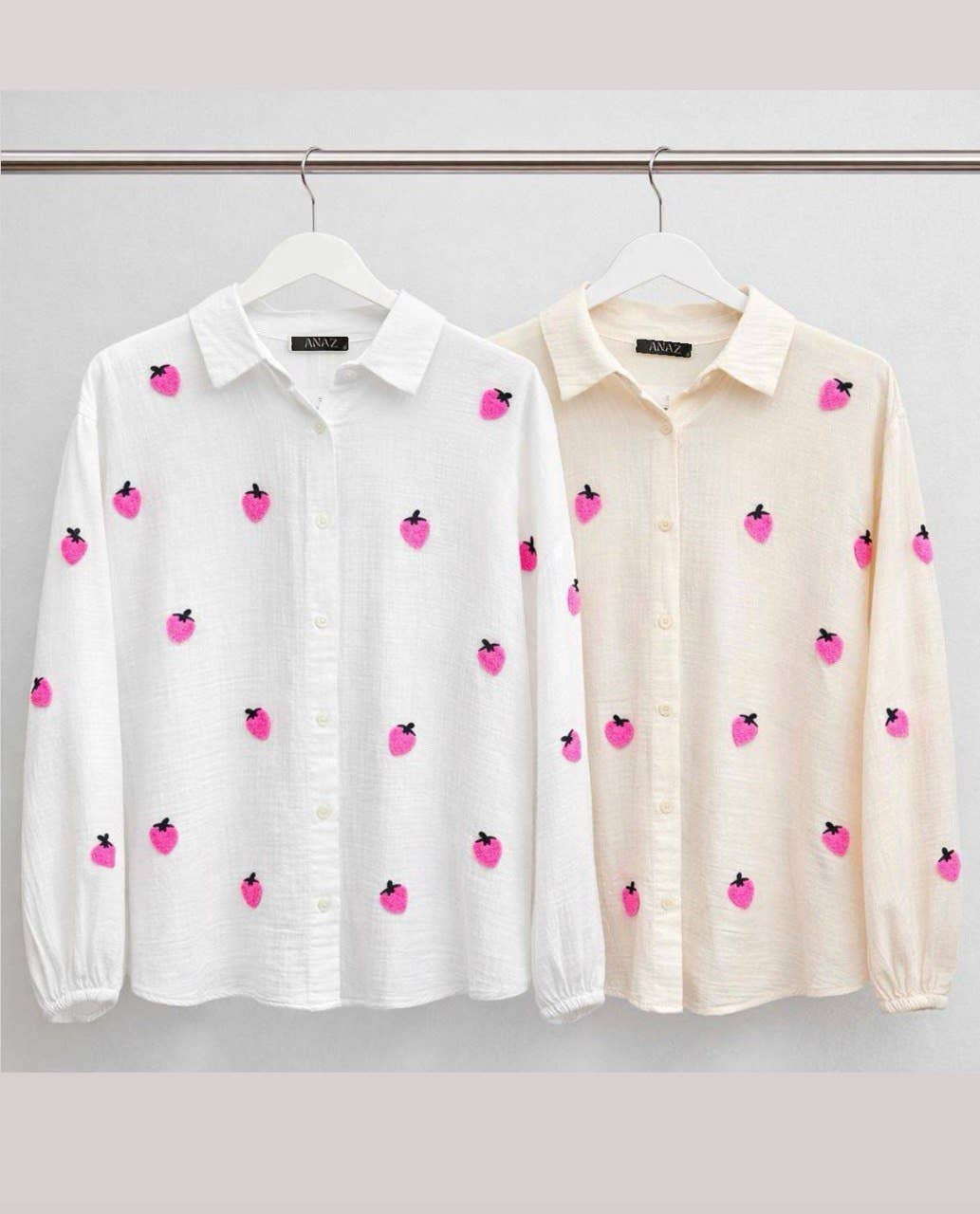 ANA Strawberry Cotton Shirt