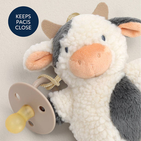 *NEW* Bitzy Pal Natural Rubber Pacifier & Stuffed Animal