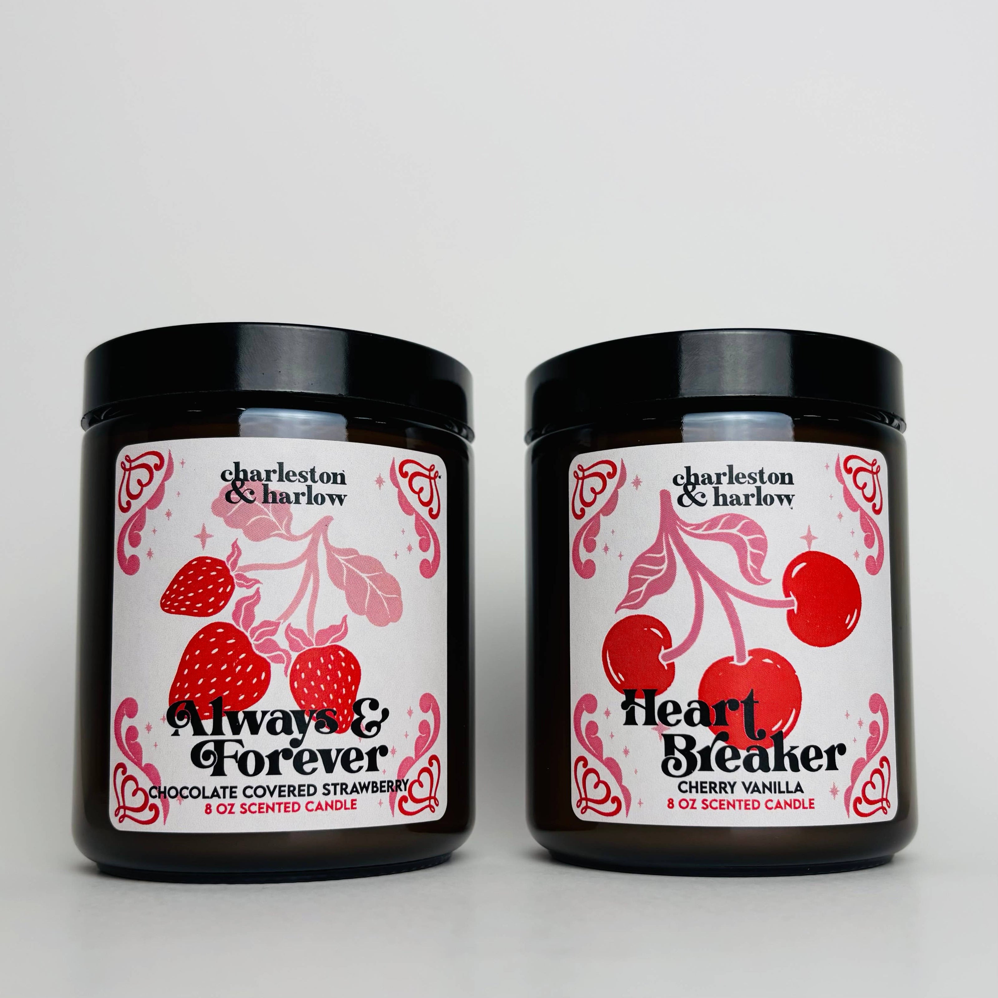 *Valentine's Day* Always & Forever choc cvrd strb Soy Candle