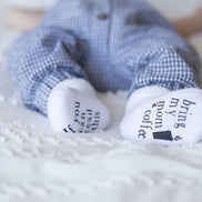If you can read this Bring My Mom a Coffee® Baby Socks Gifts