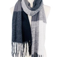 JC Softer Than Cashmere Colorblock Blanket Scarf