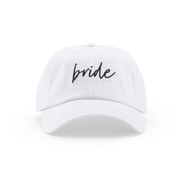 Women’s Embroidered Bachelorette Bride Script hat