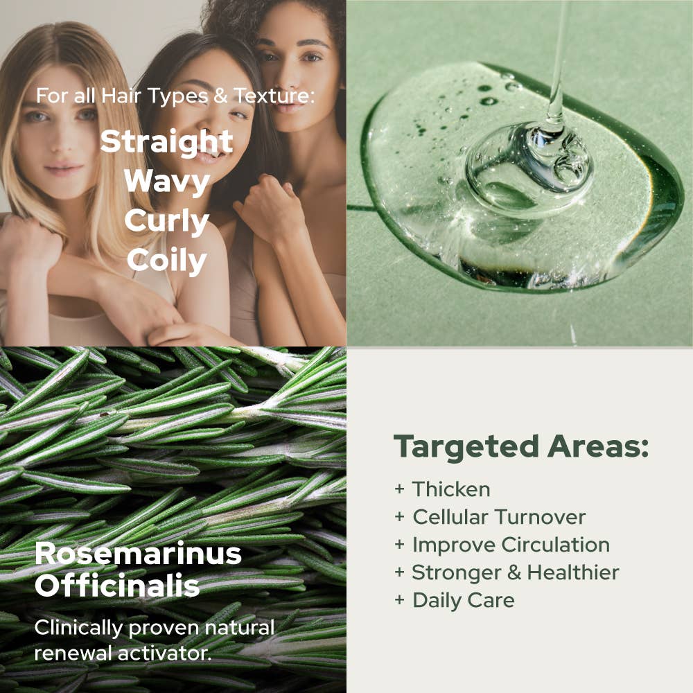 Plant of Life Rosemary Essential Oil for Aromatherapy Hair, Skin, & Nails