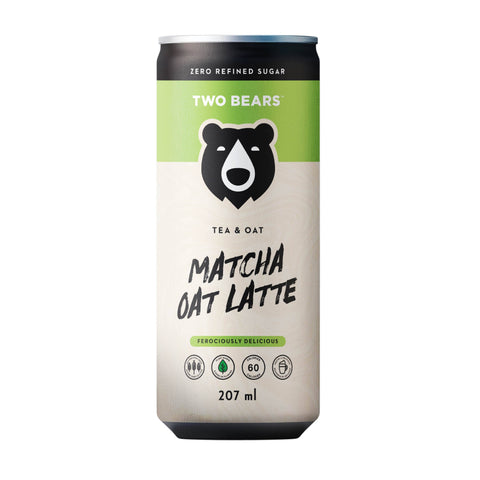 Two Bears Frothed Matcha Tea Oat Latte