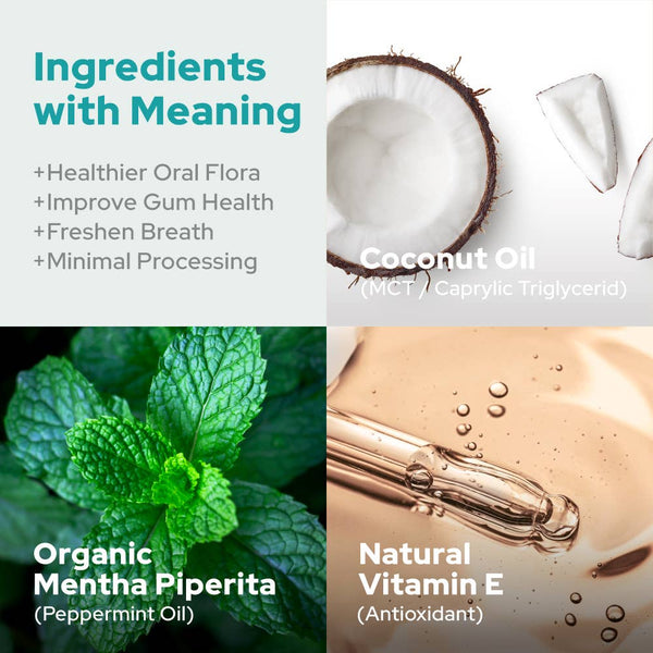 Plant of Life Natural Mouth Pulling Oil | Ayurvedic and Mint - 240ml