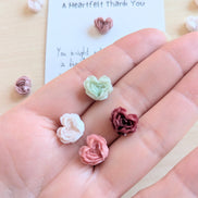 UNLIFTED INK Mini Gratitude Card with Heart Figurine - Appreciation Gift