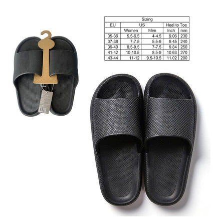 Bodico Adult Extra Plush Slides, 5 Sizes, 5 Colors