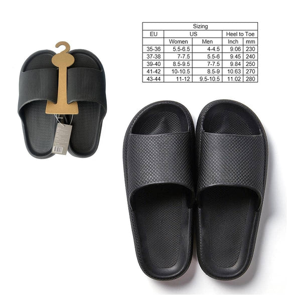Bodico Adult Extra Plush Slides, 5 Sizes, 5 Colors