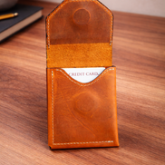 Leather Cash Wallet, Vertical Minimalist Wallet, 2026 wallet