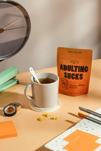 Adulting Sucks Black tea, 20 Servings, Flavoured Tea Blend
