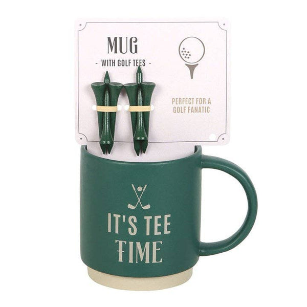 It's Tee Time Father's Day Mug with Golf Tees