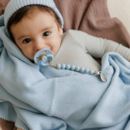 Bleu La La 100% Organic Luxe Baby Blanket