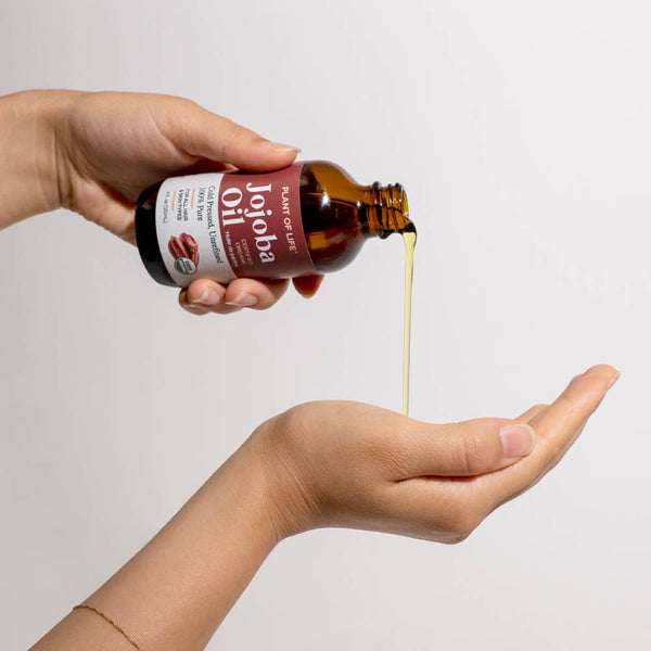 Plant of Life Jojoba Oil | Organic | Skin, Hair, DIY | 100% Pure | Size