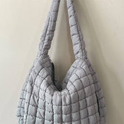24 POPS Oversized Quilted Carryall Crossbody Bag