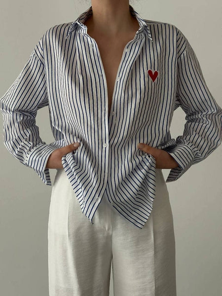 ANA Striped Heart Spring Shirts