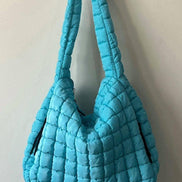 24 POPS Oversized Quilted Carryall Crossbody Bag