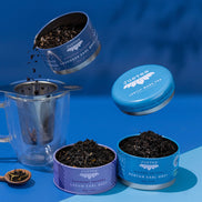 Earl Grey Tea Trio Tin & Spoon -Organic, Fair-Trade Tea Gift