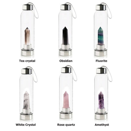 Crystolver Crystal Water Bottle (6 Colours)