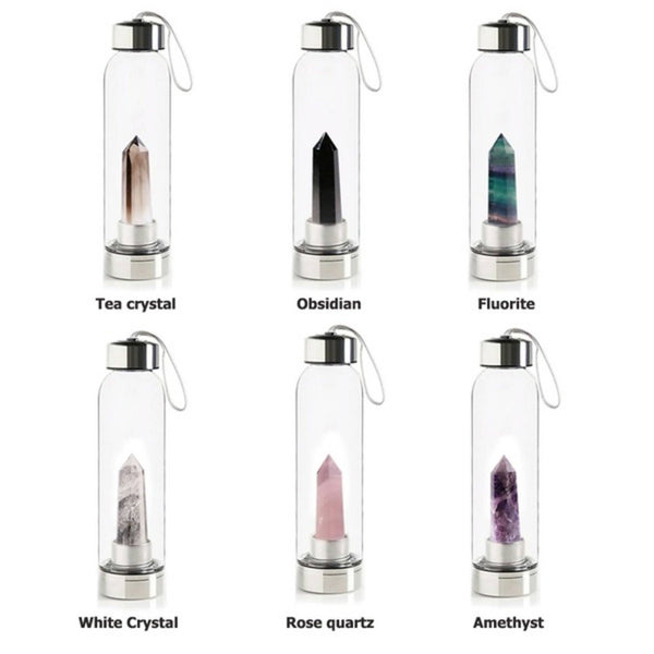 Crystolver Crystal Water Bottle (6 Colours)