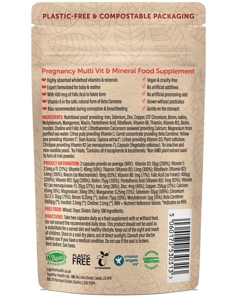 Together Health Pregnancy Vitamins – Folic Acid – Prenatal