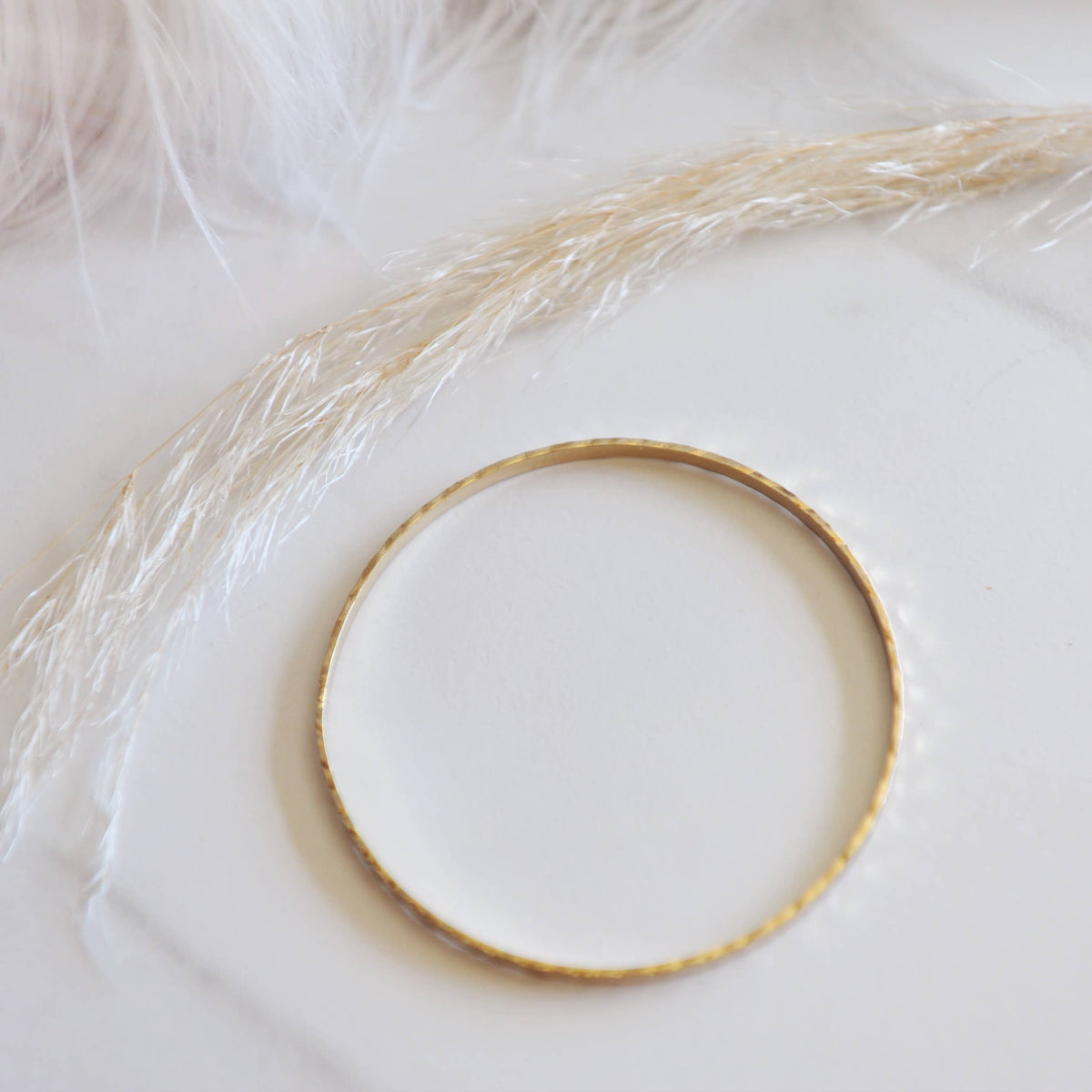 Oh So Lovely Hammered gold bracelet, Dixie