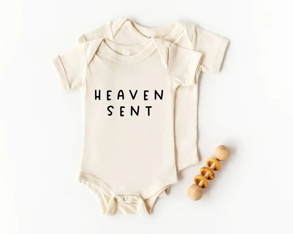 Heaven Sent Baby Bodysuit | New Baby Gifts | Religious Gifts