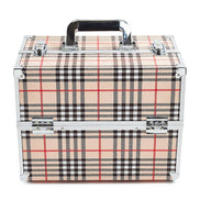 Romantic Beauty CCB-205 Makeup Tool Box Check Print - 1pc