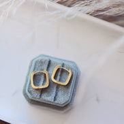 Oh So Lovely Gianna Square Hoop Earrings