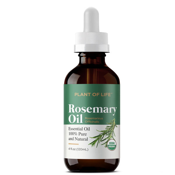 Plant of Life Rosemary Essential Oil for Aromatherapy Hair, Skin, & Nails