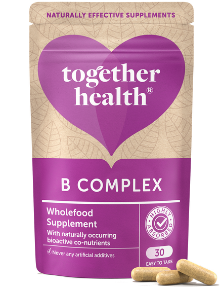 Together Health B Complex Vitamin – Vegan Supplement – 30 Capsules