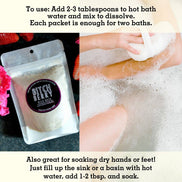 Badgerface Raspberry Rose Milk Bath. Novelty Bath Products.