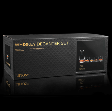 Liiton Everest Whiskey Set — Everest Glasses + Decanter