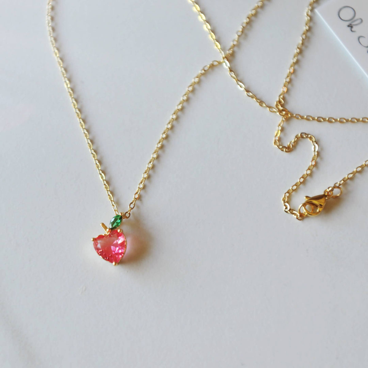 Oh So Lovely Peach Necklace 