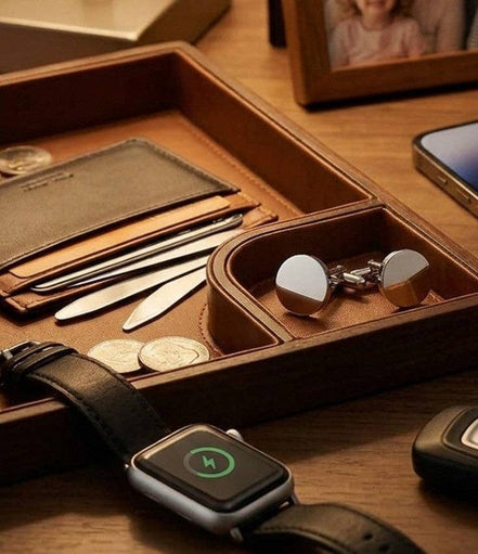 CREATIVE GIFTS Modern Circle Cuff Links