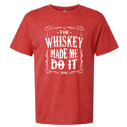 The Whiskey Made Me Do It Men's T-Shirt | Funny Shirt