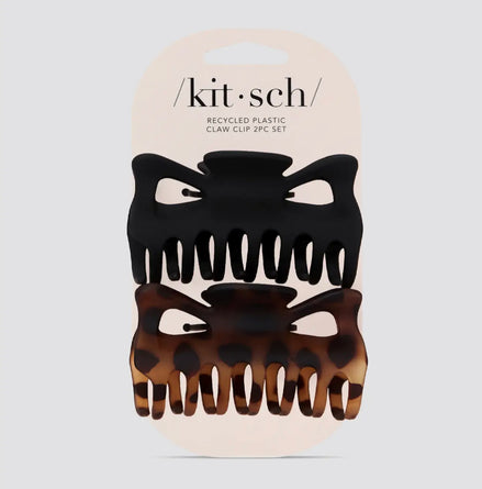 KITSCH RECYCLED LARGE CLAW CLIP 2PC
