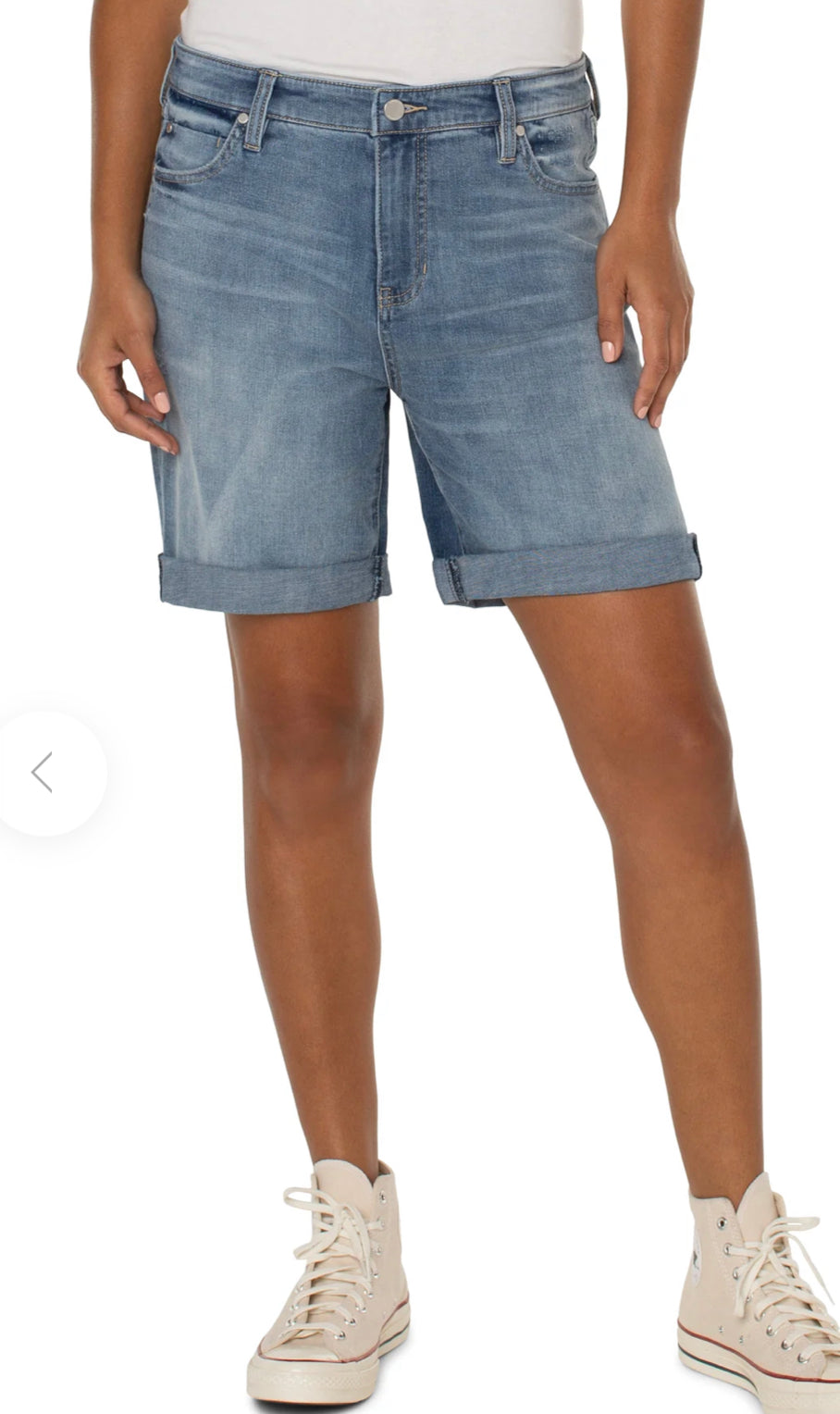 LIVERPOOL MARLEY GIRLFRIEND SHORT W ROLL