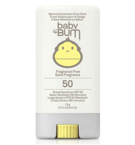 SUN BUM BABY MINERAL SUNSCREEN FACE STICK
