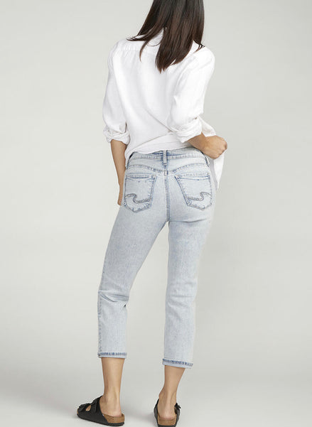 SILVER ELYSE COMFORT FIR MID RISE CAPRIS