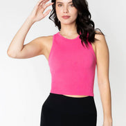 C’EST MOI BAMBOO RIBBED TANK