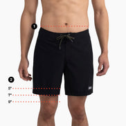 SAXX BETAWAVE 19' 2IN1 BOARDIE SWIM SHORT
