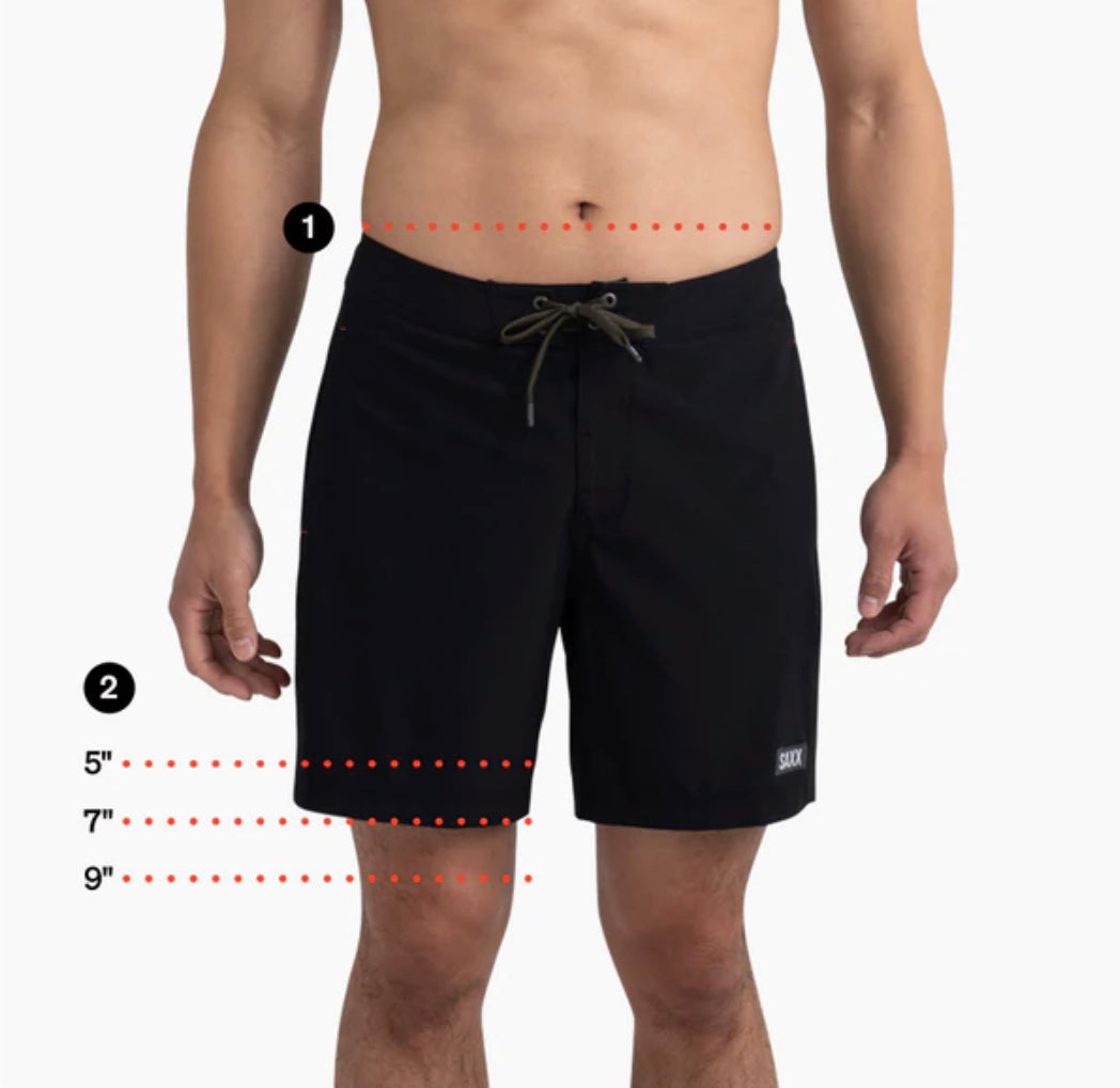 SAXX BETAWAVE 19' 2IN1 BOARDIE SWIM SHORT