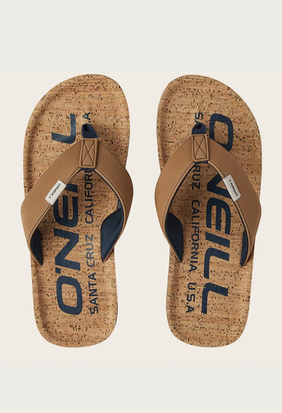 ONEILL *CHAD FABRIC/CORK FLIP FLOPS