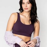 C'EST MOI BAMBOO BACK V RIBBED BRALETTE
