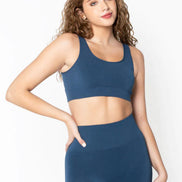 C'EST MOI BAMBOO BACK V RIBBED BRALETTE