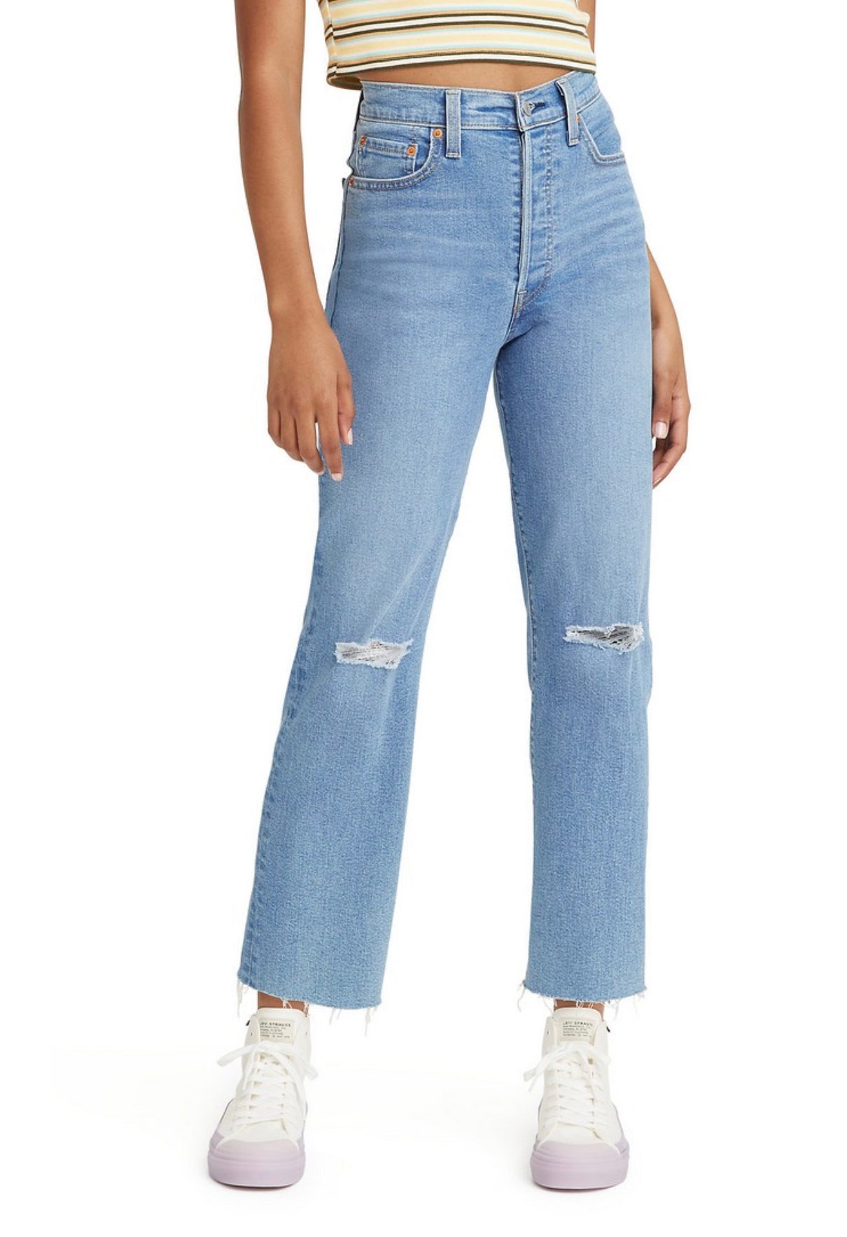 LEVIS WOMEN'S RIBCAGE STRAIGHT ANKLE L-27
