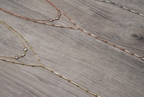FAB LUX CRYSTAL Y NECKLACE