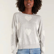 ZSUPPLY TOSSED HEART SWEATER